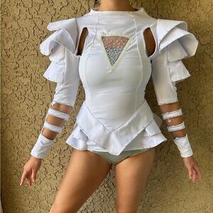 White dance top